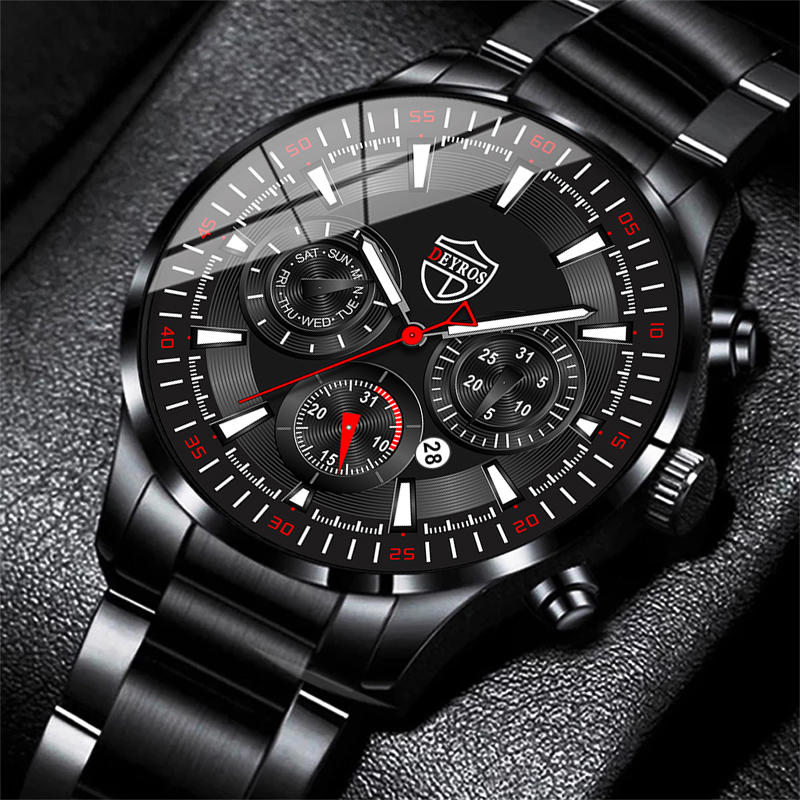 Fashion Mens Watches Set Luxur - огляд і ціна Men Accessories For Wrist