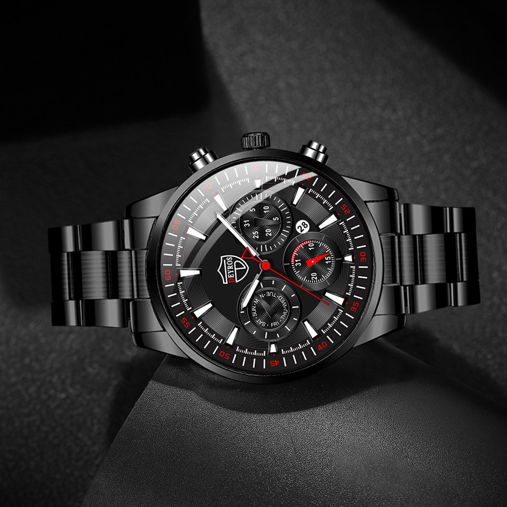 Fashion Mens Watches Set Luxur - огляд і ціна Men Accessories For Wrist