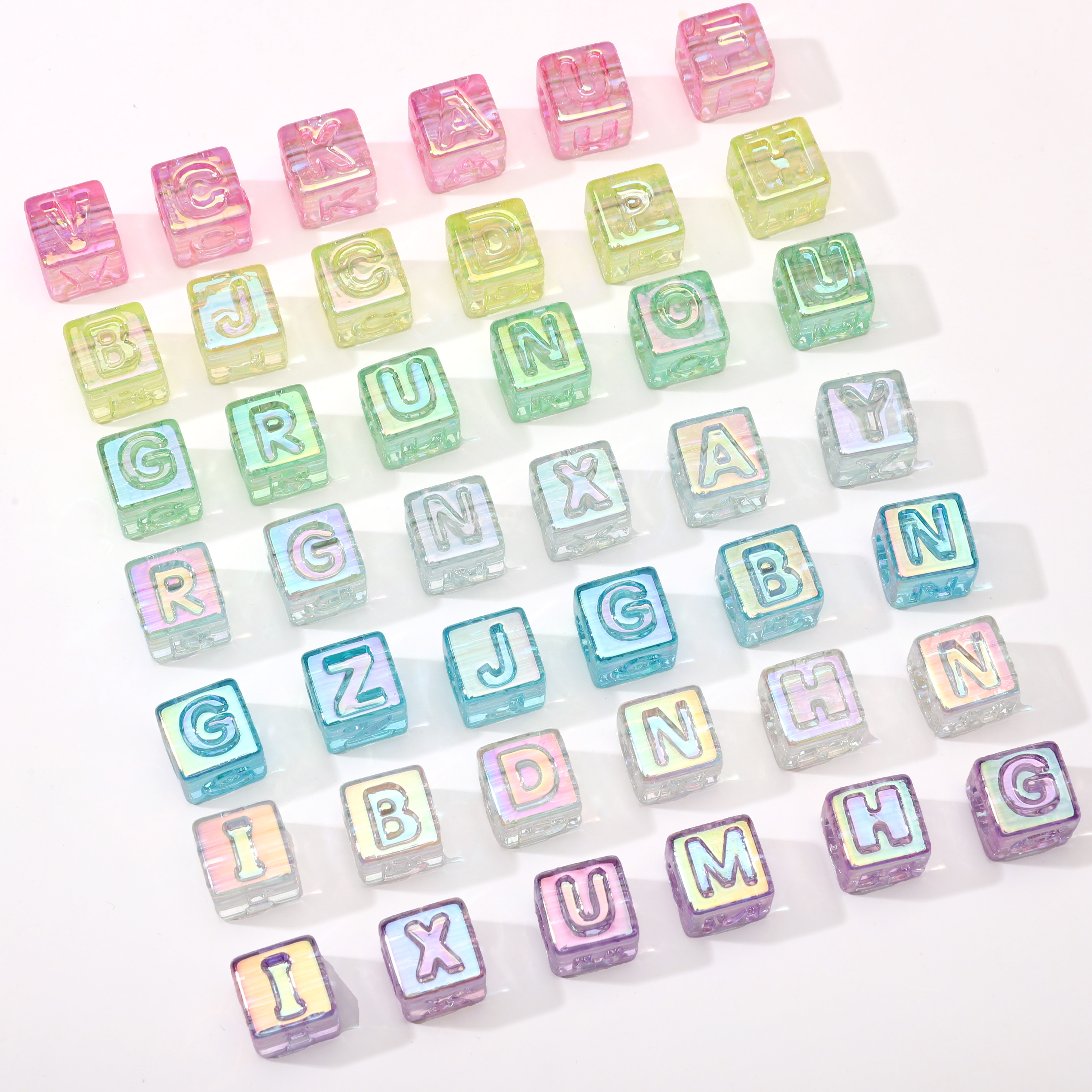 10Pcs beading Colorful Clear L - огляд і ціна Men'S Accessories Jewelry Bracelet