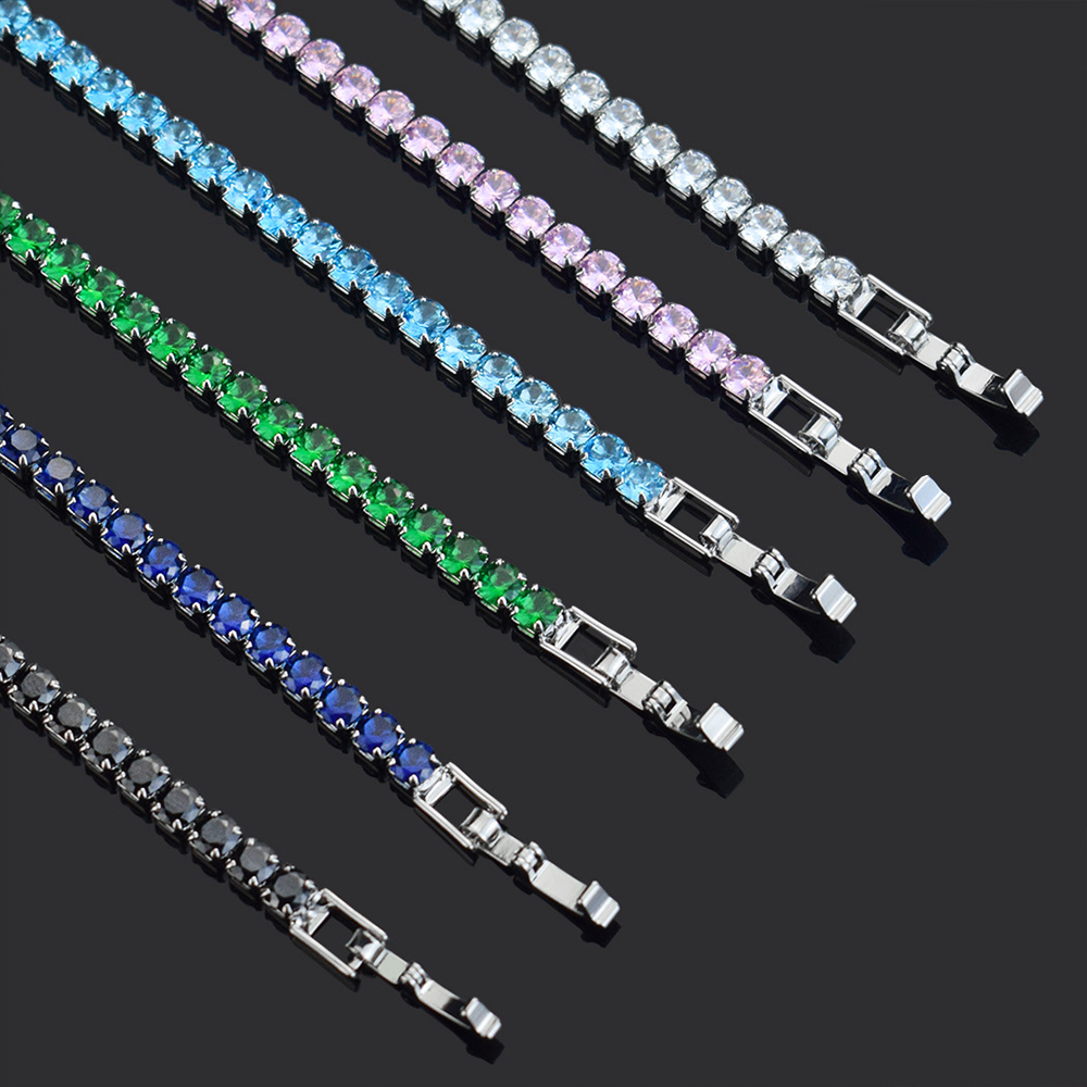 4mm Micro-inlaid Zircon Tennis - огляд і ціна Men'S Accessories Jewelry Bracelet