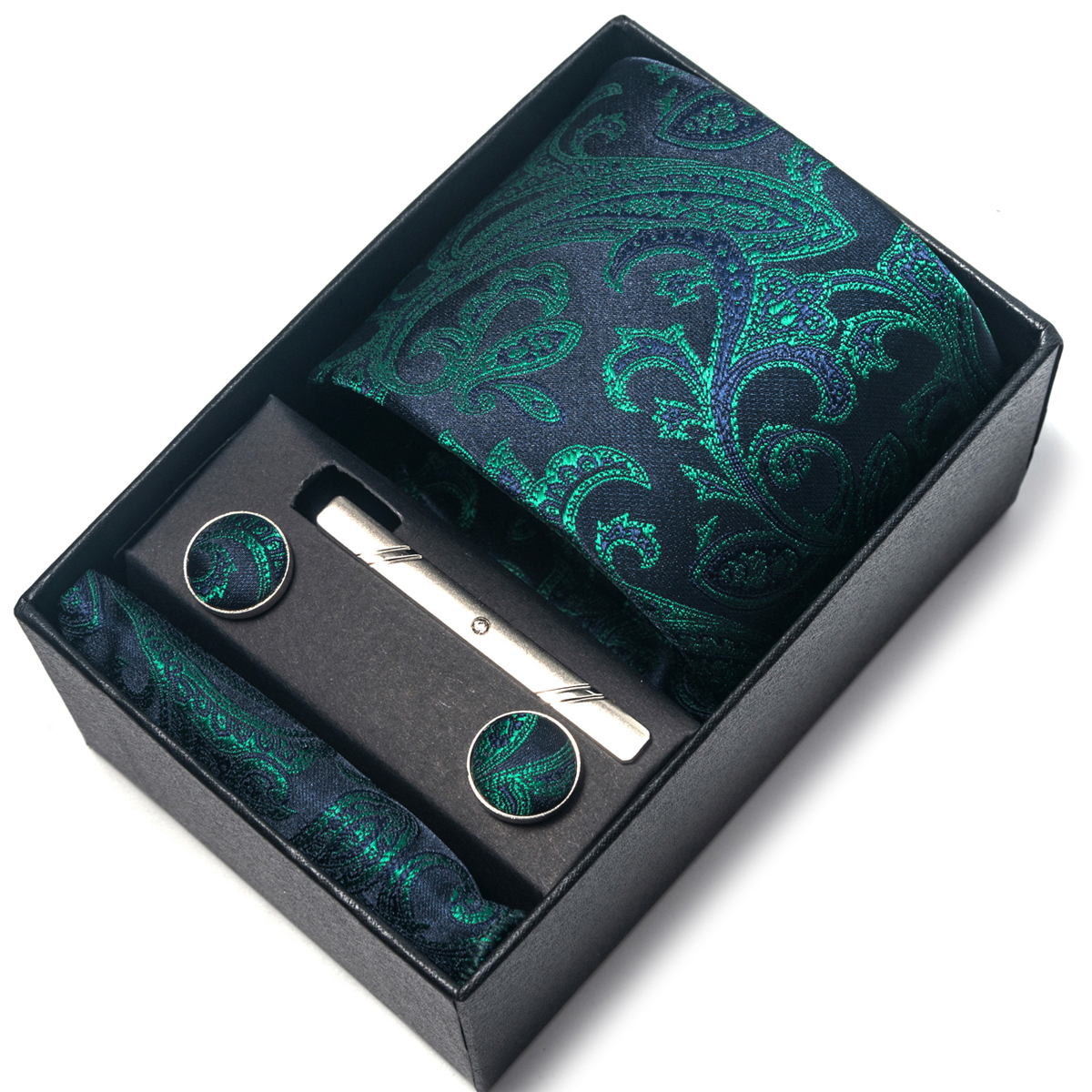 Brand Silk Tie Men Wedding Gif - огляд і ціна Men'S Accessories Gift Set Branded