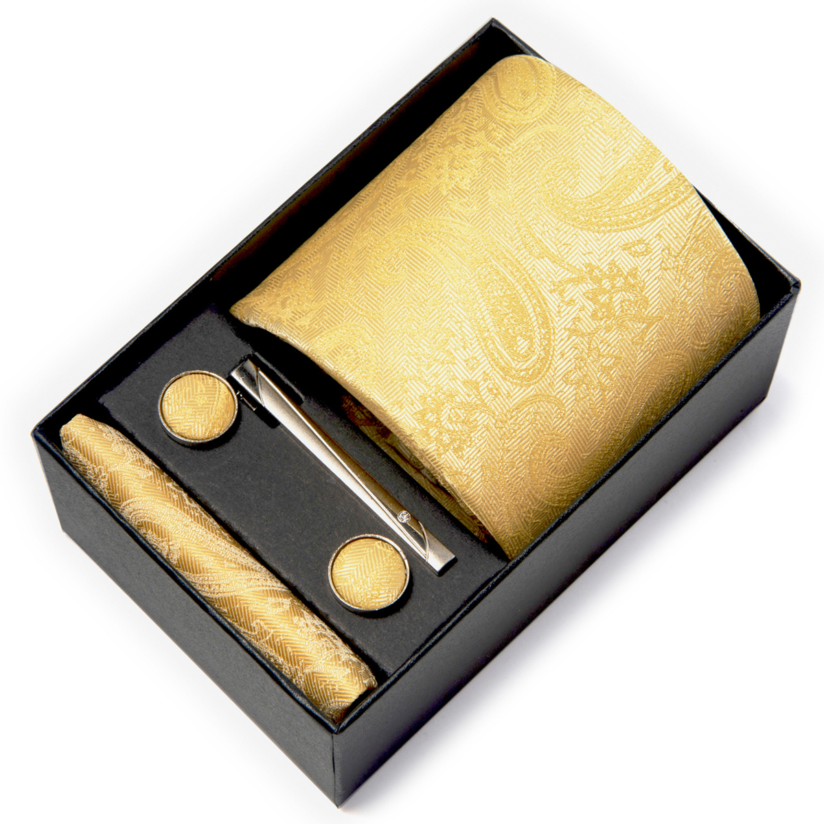 Brand Silk Tie Men Wedding Gif - огляд і ціна Men'S Accessories Gift Set Branded