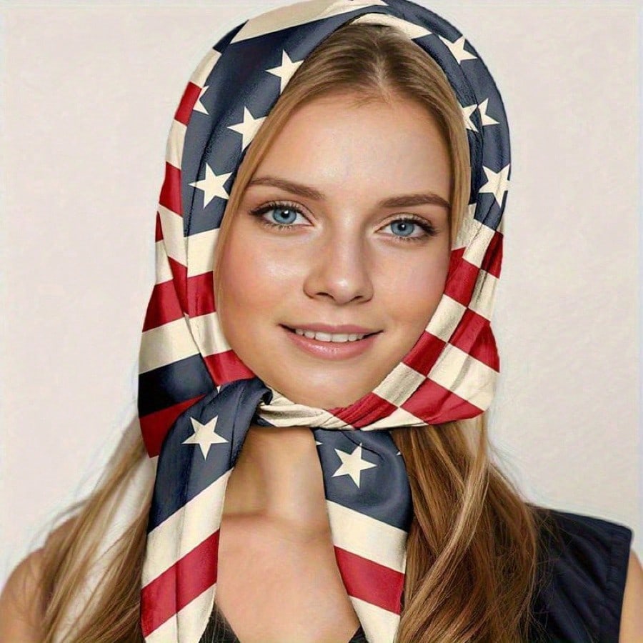 1pc Patriotic Striped Star Hea - огляд і ціна Men Accessories For Neck