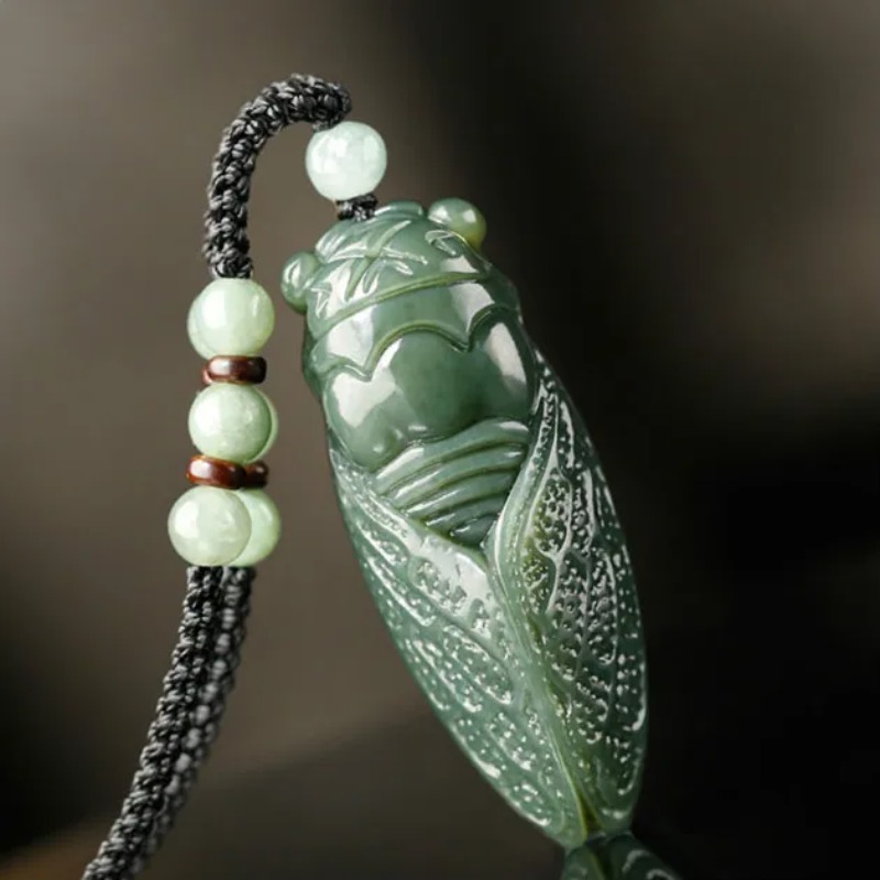 Natural Hetian Jade Cicada Pen - огляд і ціна Men Accessories Hand