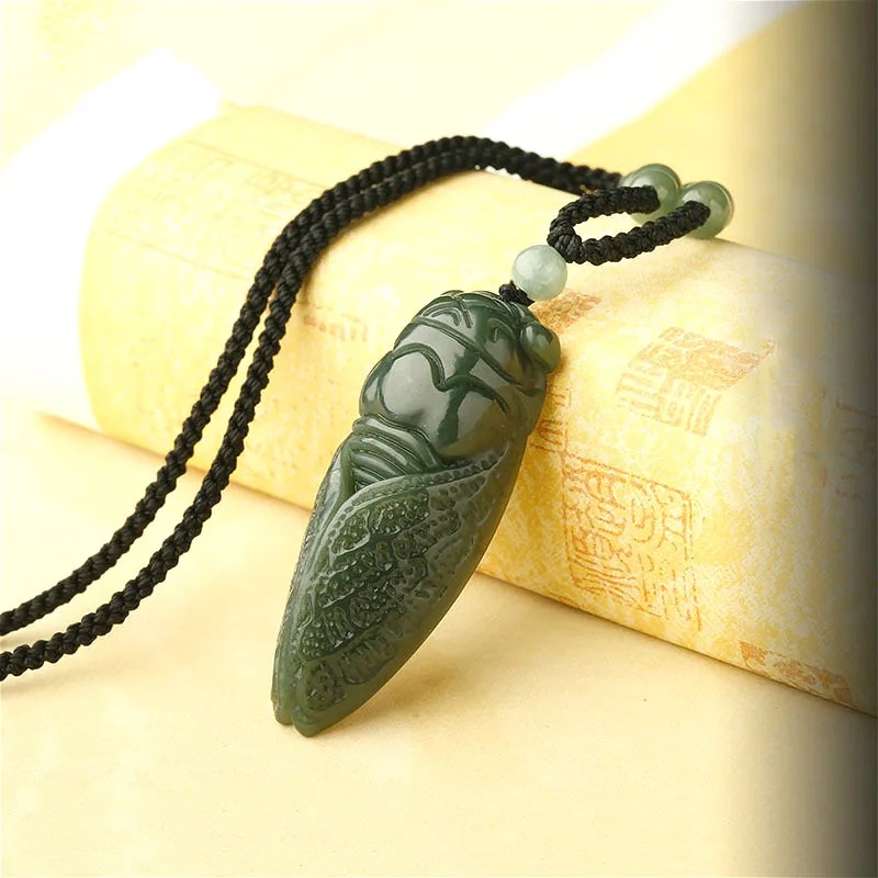 Natural Hetian Jade Cicada Pen - огляд і ціна Men Accessories Hand