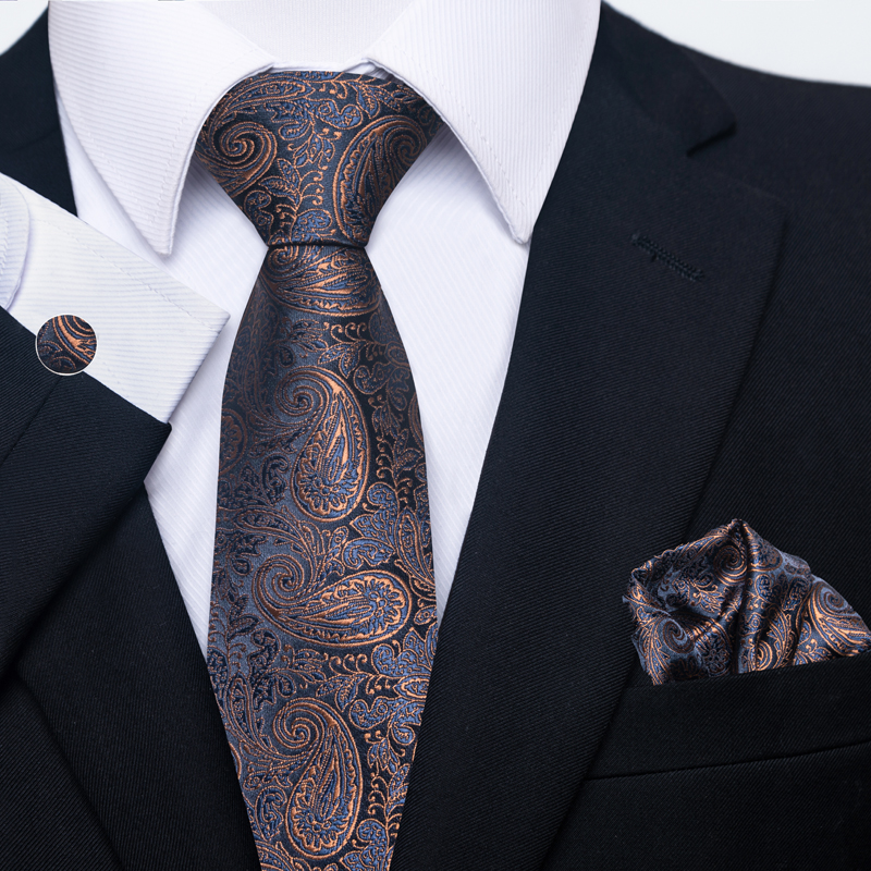 Brand Fashion  8 cm Tie Pocket - огляд і ціна Men'S Accessories Gift Set Branded