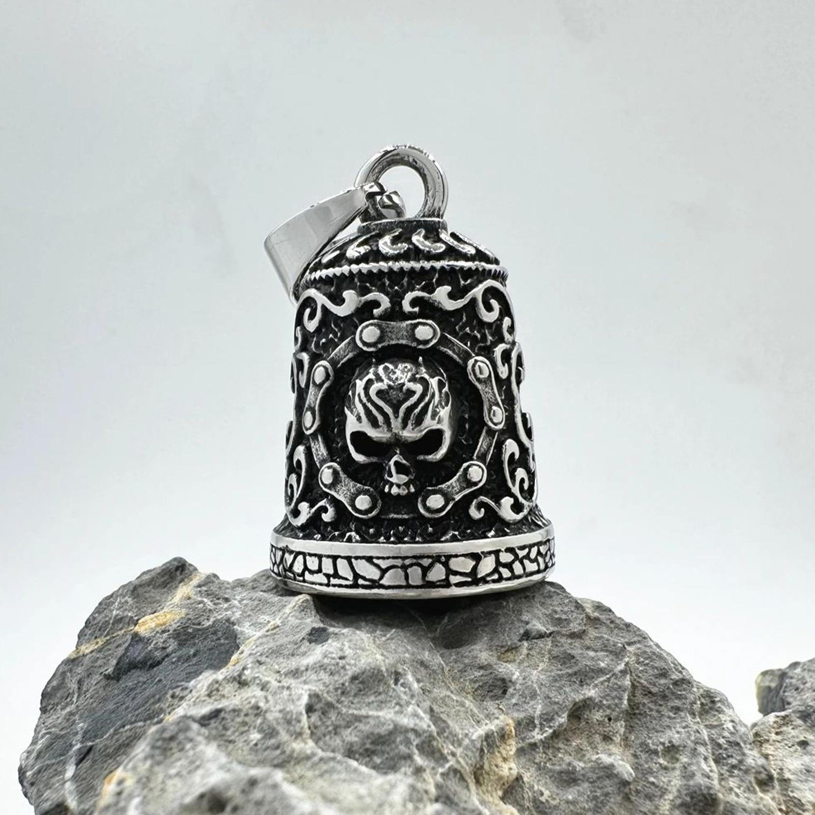 Skull Bell Charm Motorcycle Be - огляд і ціна Men Accessories Hand