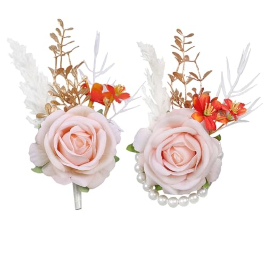 Pink Wrist Corsage and Boutonn - огляд і ціна Men Accessories For Wrist
