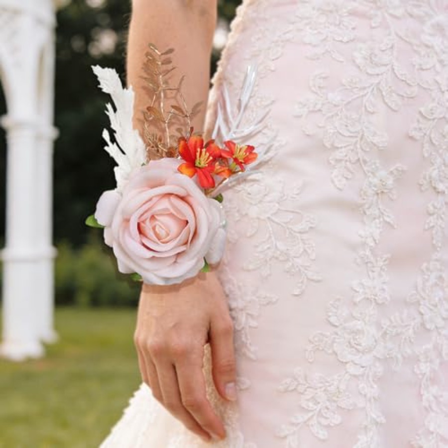 Pink Wrist Corsage and Boutonn - огляд і ціна Men Accessories For Wrist