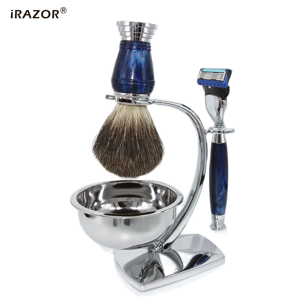 iRAZOR Royalblue 5-Layer Fusio - огляд і ціна Men Accessories Combo Gift