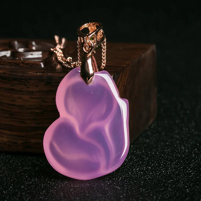 Natural Purple Agate Fox Penda - огляд і ціна Men Accessories Hand