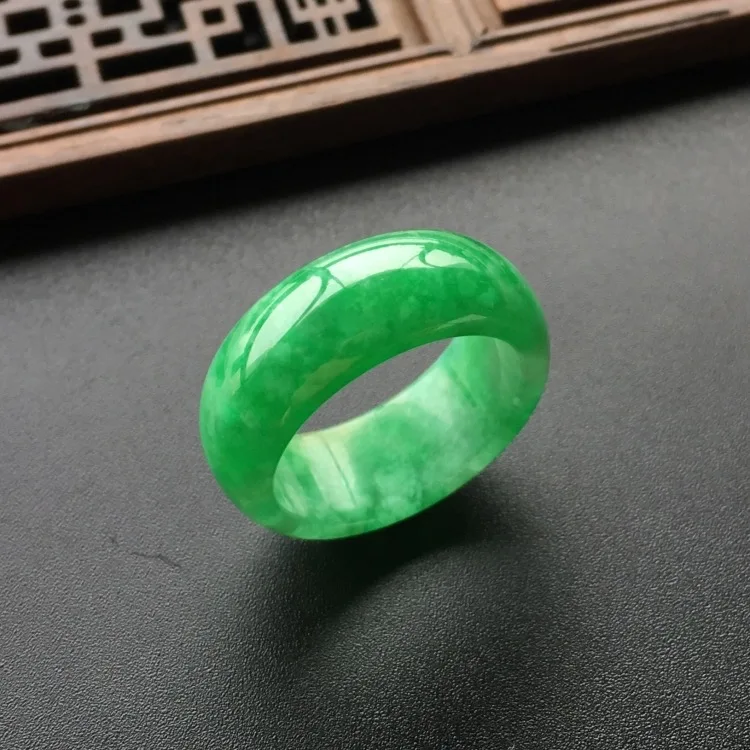 Natural Green Jade Ring Jadeit - огляд і ціна Men Accessories Hand