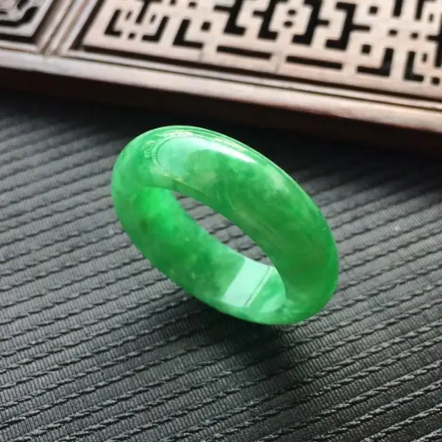 Natural Green Jade Ring Jadeit - огляд і ціна Men Accessories Hand