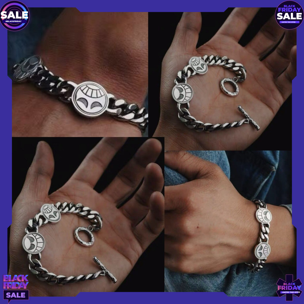 One Piece Ace Bracelet Anime P - огляд і ціна Men'S Accessories Jewelry Bracelet