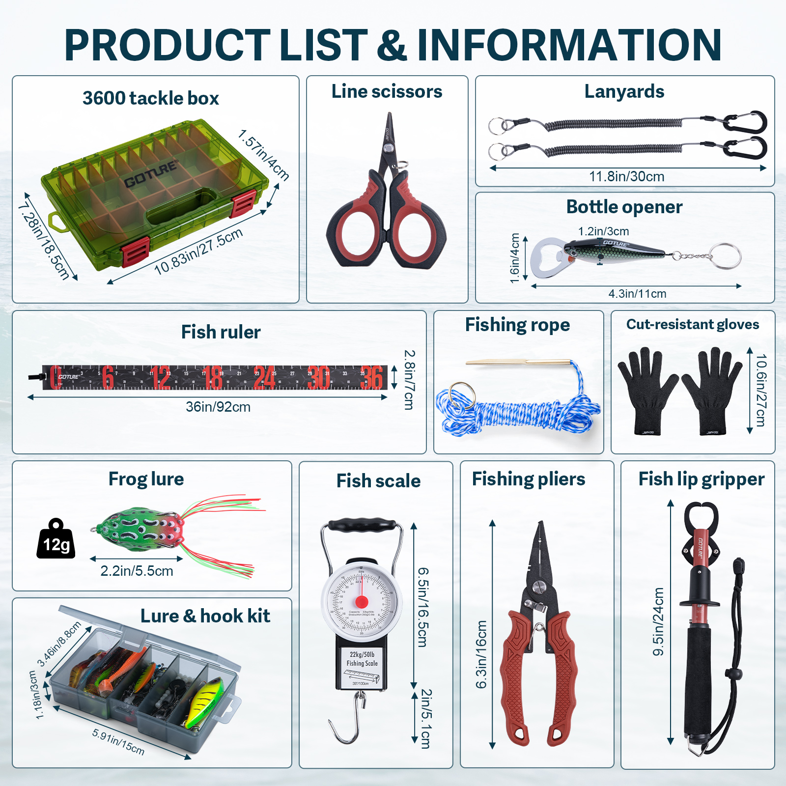 Goture Outdoor Fishing Accesso - огляд і ціна Men Accessories Combo Gift