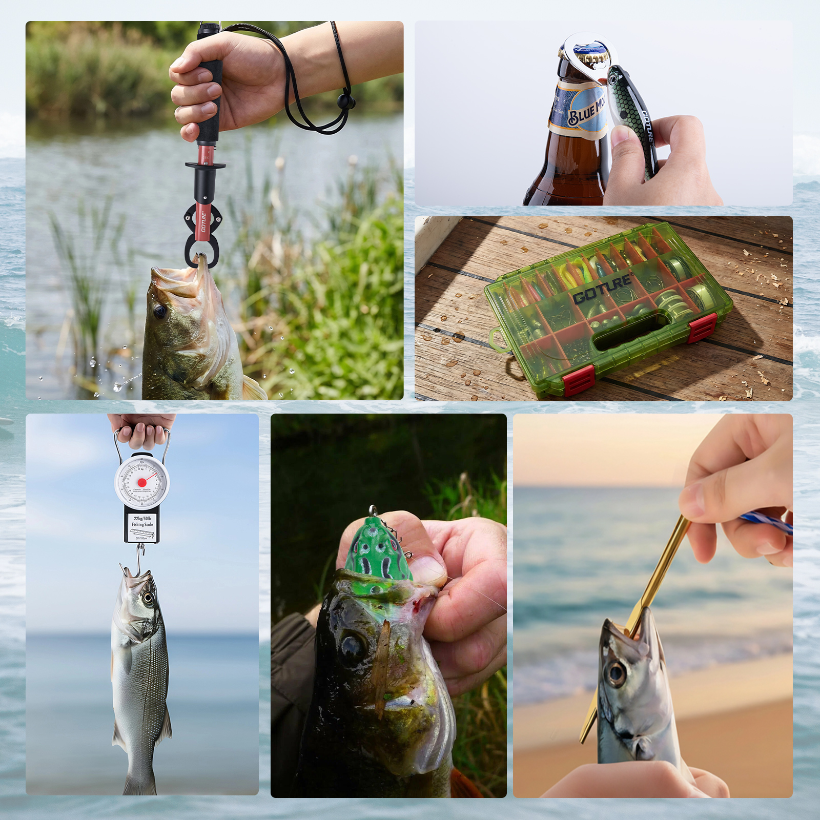 Goture Outdoor Fishing Accesso - огляд і ціна Men Accessories Combo Gift