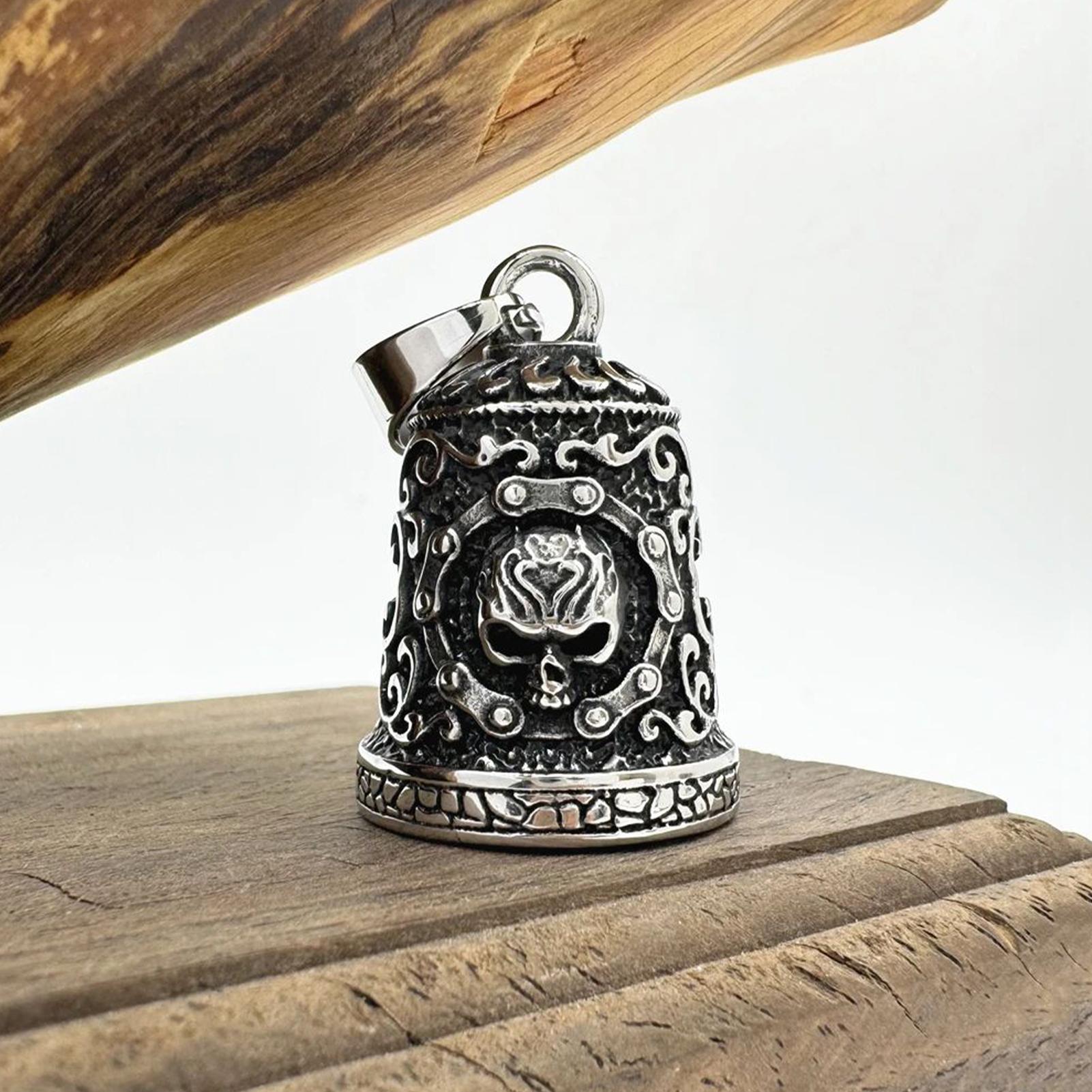 Skull Bell Charm Motorcycle Be - огляд і ціна Men Accessories Hand