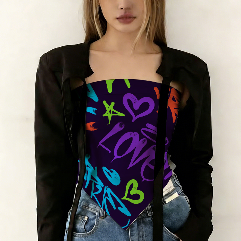 90x90cm Colorful Graffiti Squa - огляд і ціна Men Accessories For Neck