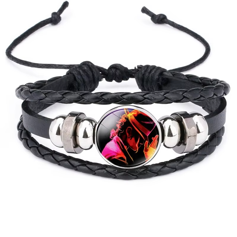 Michael Jackson Time Gem Leath - огляд і ціна Men'S Accessories Jewelry Bracelet