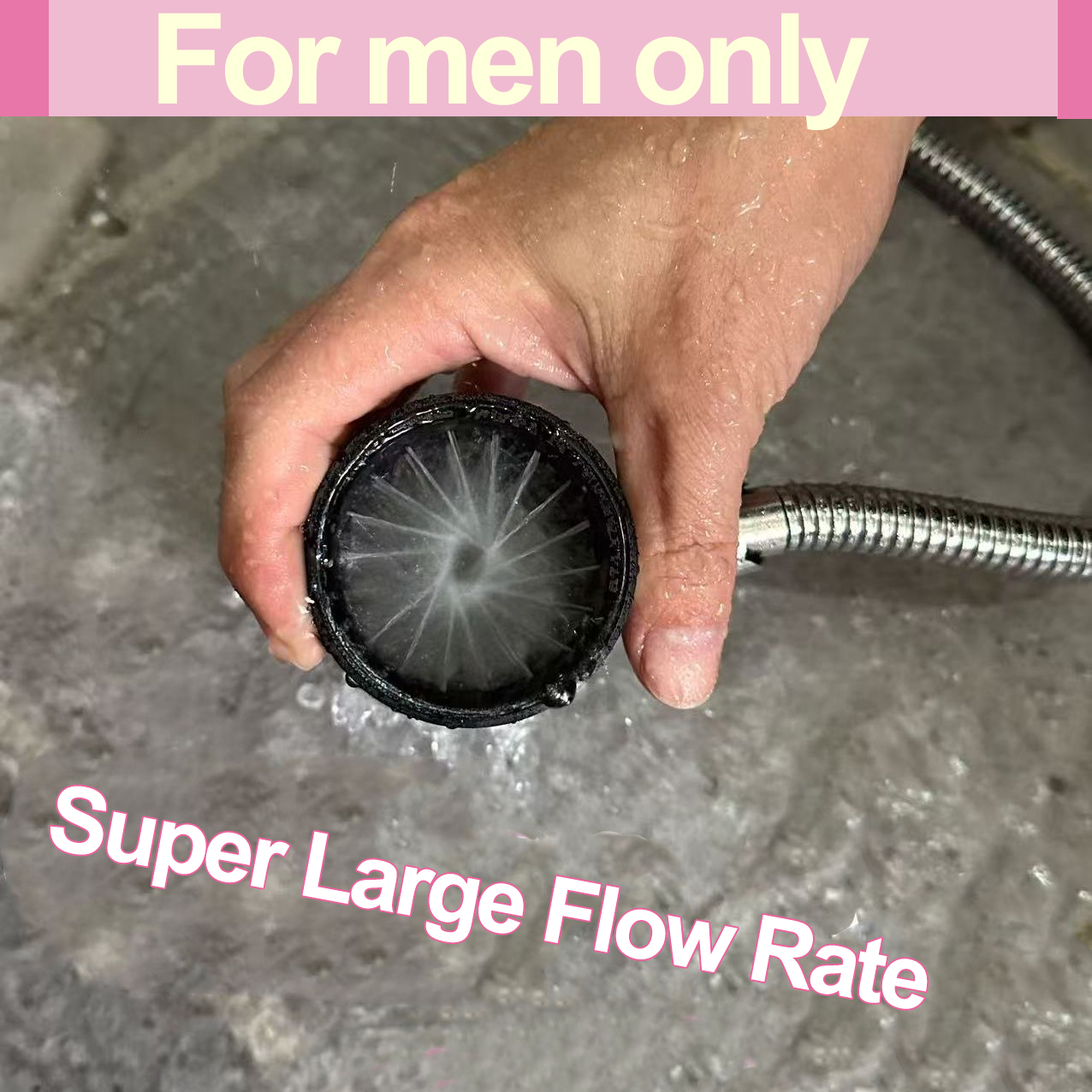High Pressure Handheld Shower  - огляд і ціна Men Accessories Hand