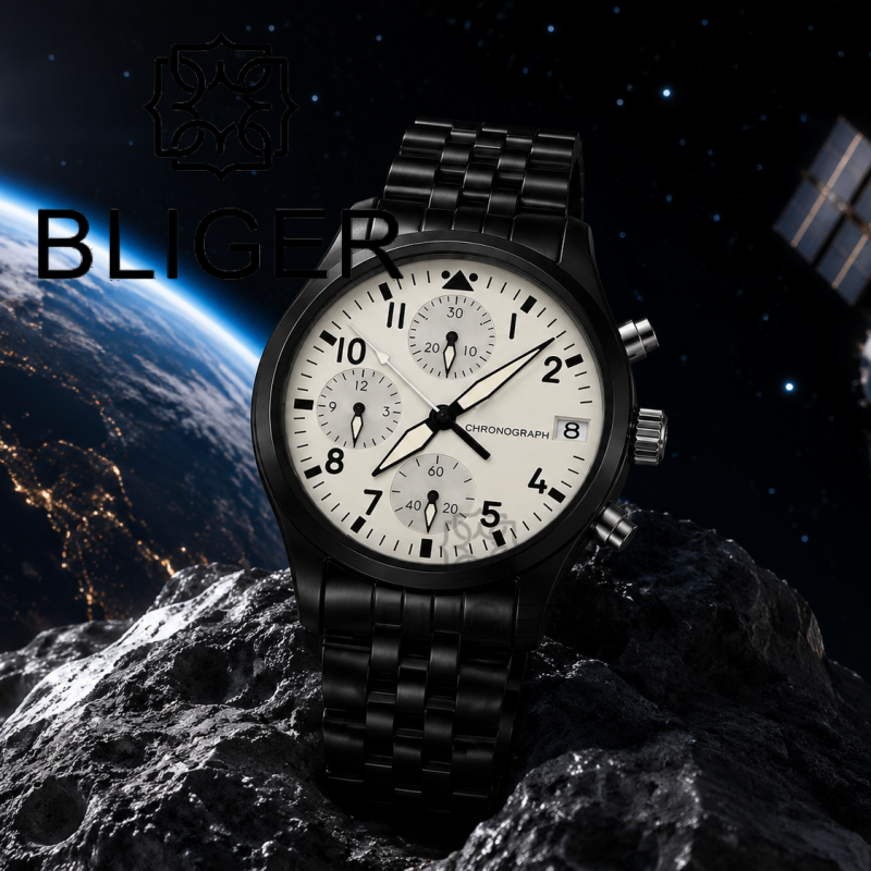 BLIGER Full Black Brushed 38mm - огляд і ціна Men'S Accessories Jewelry Bracelet