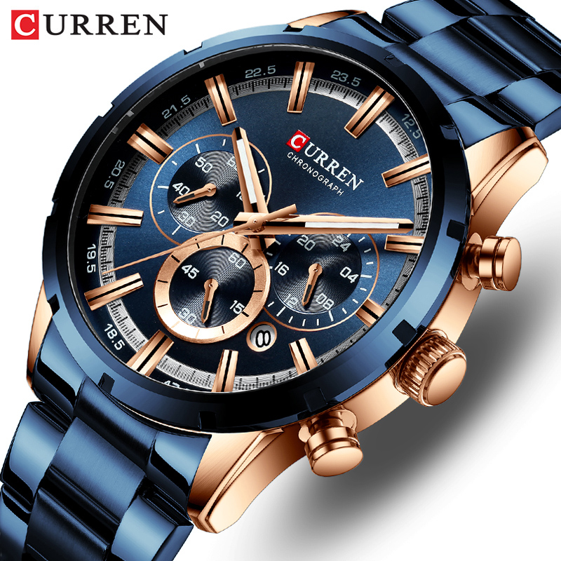 Curren Men's Watch Blue Dial S - огляд і ціна Men Accessories For Wrist