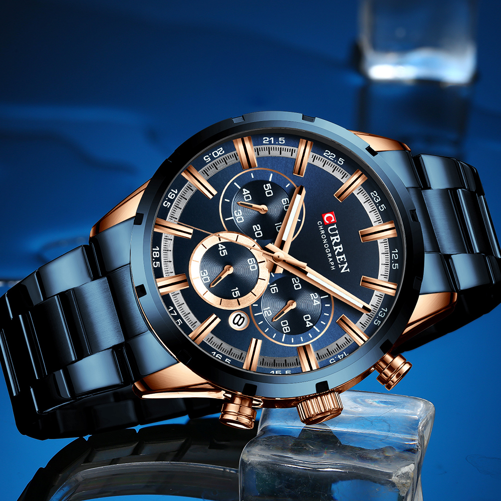 Curren Men's Watch Blue Dial S - огляд і ціна Men Accessories For Wrist
