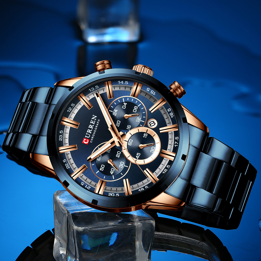 Curren Men's Watch Blue Dial S - огляд і ціна Men Accessories For Wrist
