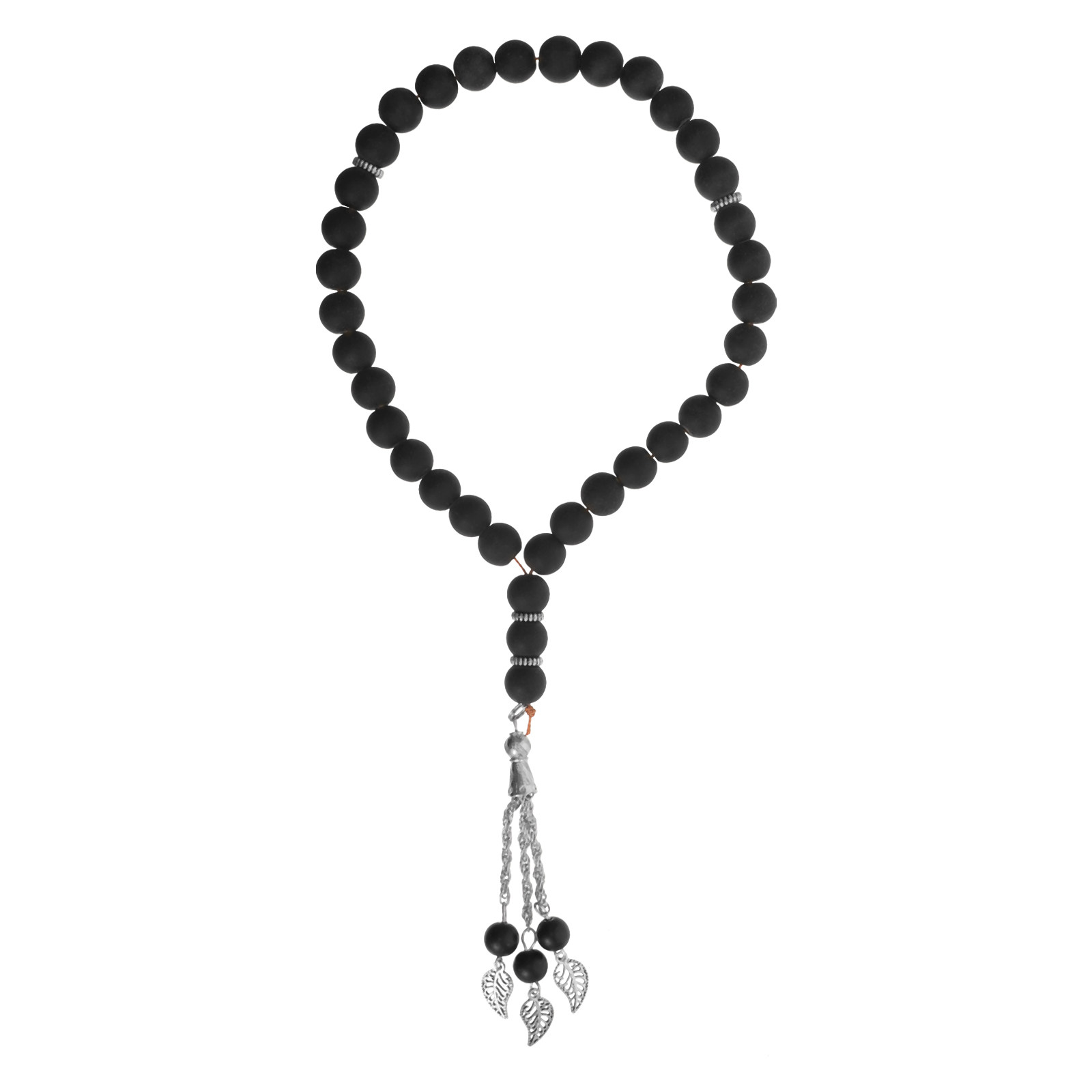 Black Glass Prayer Beads Rosar - огляд і ціна Men Accessories Hand