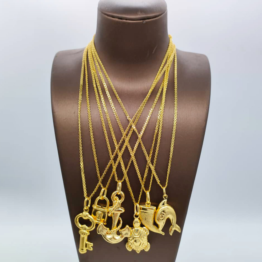 Gold Plated Chain and Pendants - огляд і ціна Men Accessories In Dubai