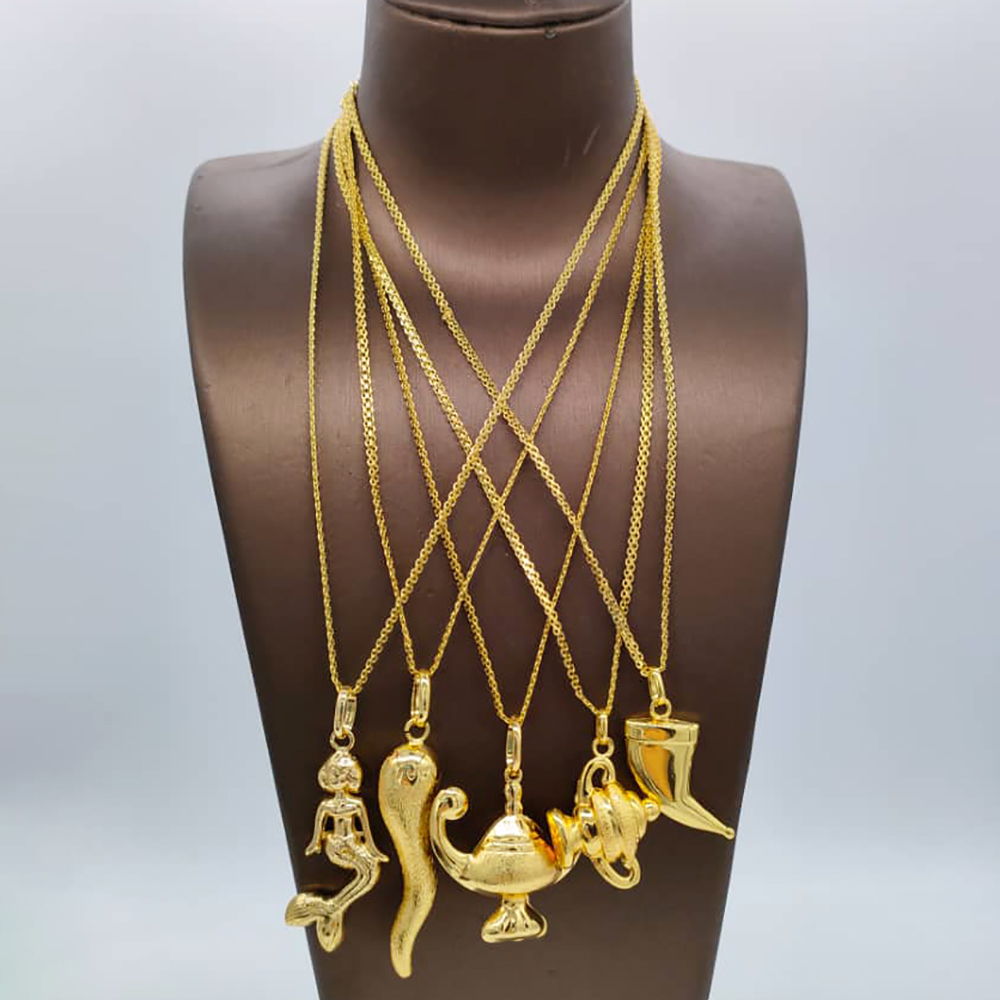 Gold Plated Chain and Pendants - огляд і ціна Men Accessories In Dubai